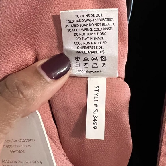 NWT $295 Shona Joy Luxe Cocktail Frill Dress - Rose Size 10 SJ3499 - Picture 11 of 12